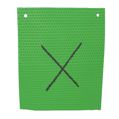 Knobby Mat™ with "X" and Hanging Holes