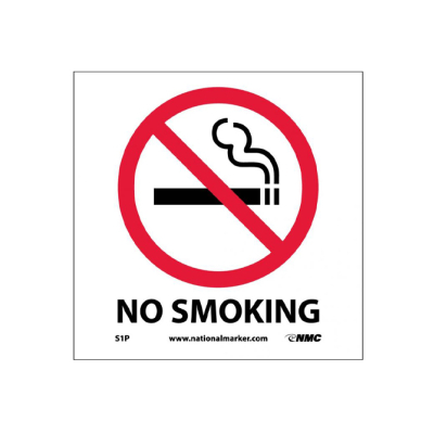 No Smoking Sign with Graphic