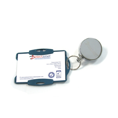 Metal Detectable Retractable Badge/Key Lanyard