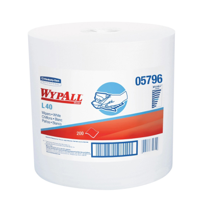 WypAll® L40 White Wipers