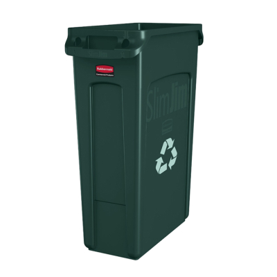 Rubbermaid® Slim Jim® Vented Waste Container