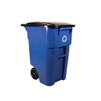 Rubbermaid® Brute® Rollout Recycle Container with Lid