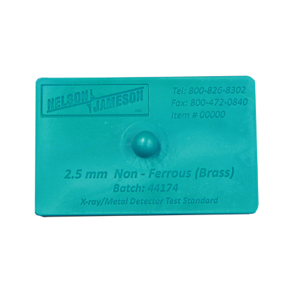 Delrin® Metal Detector Test Card