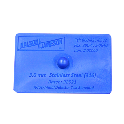 Delrin® Metal Detector Test Cards