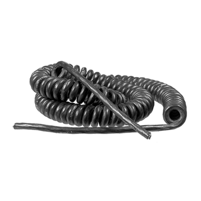 Coiled Electric Cord and Plugs