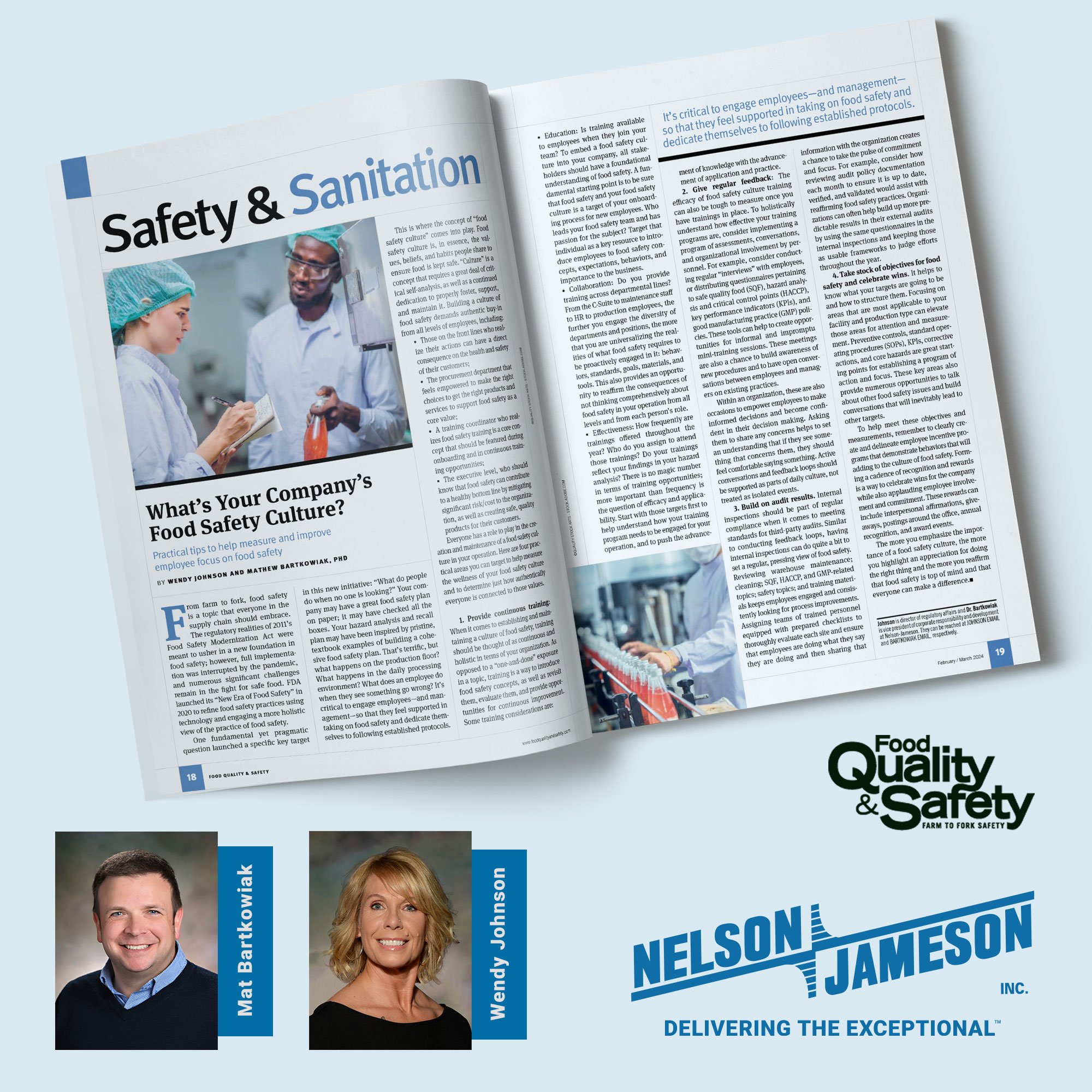 Safety & Sanitation: What's your company's food safety culture?