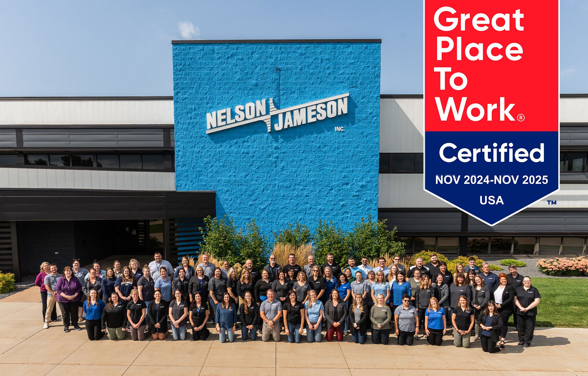 Nelson-Jameson Earns Great Place to Work Certification for Second Straight Year