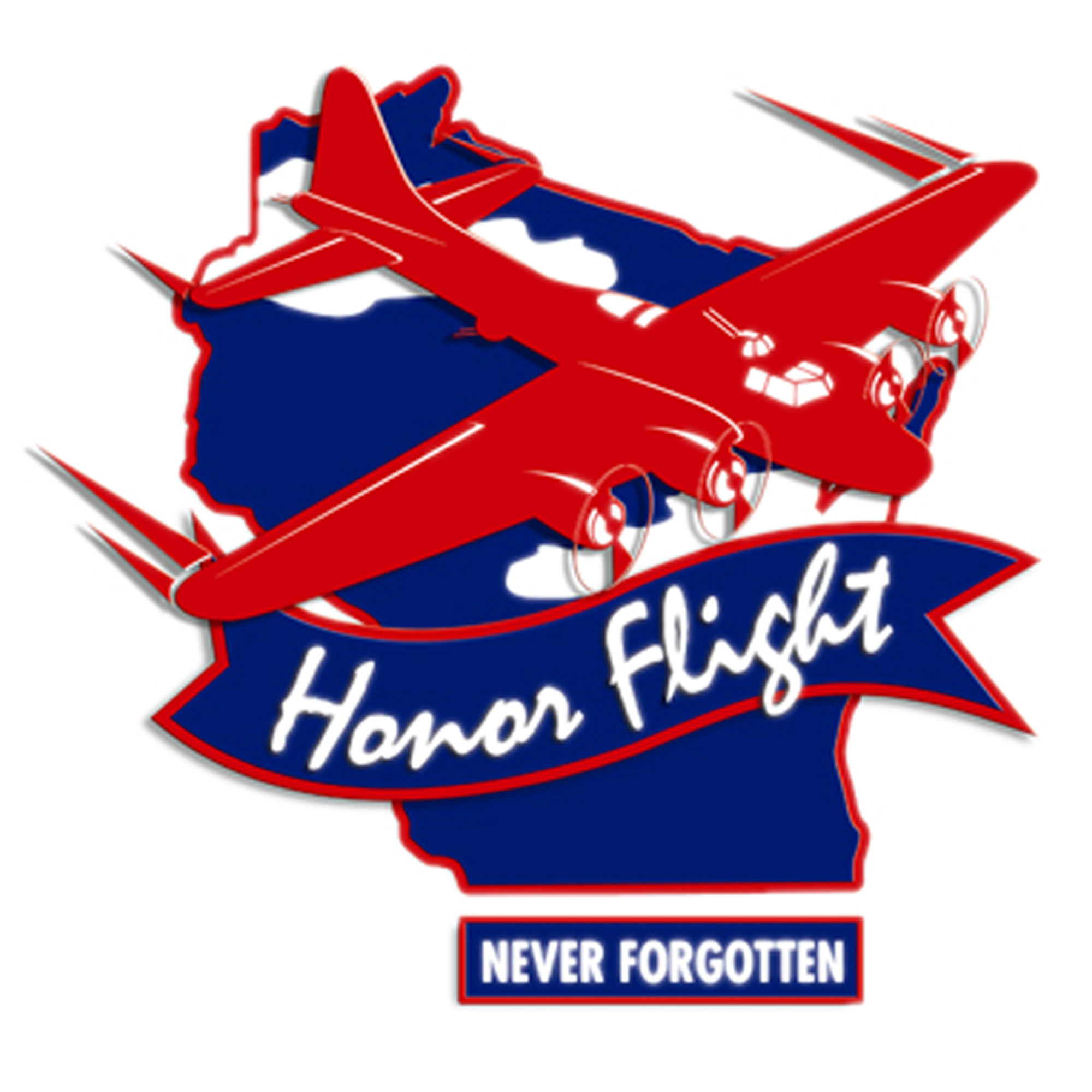 Central Wisconsin Never Forgotten Honor Flight logo