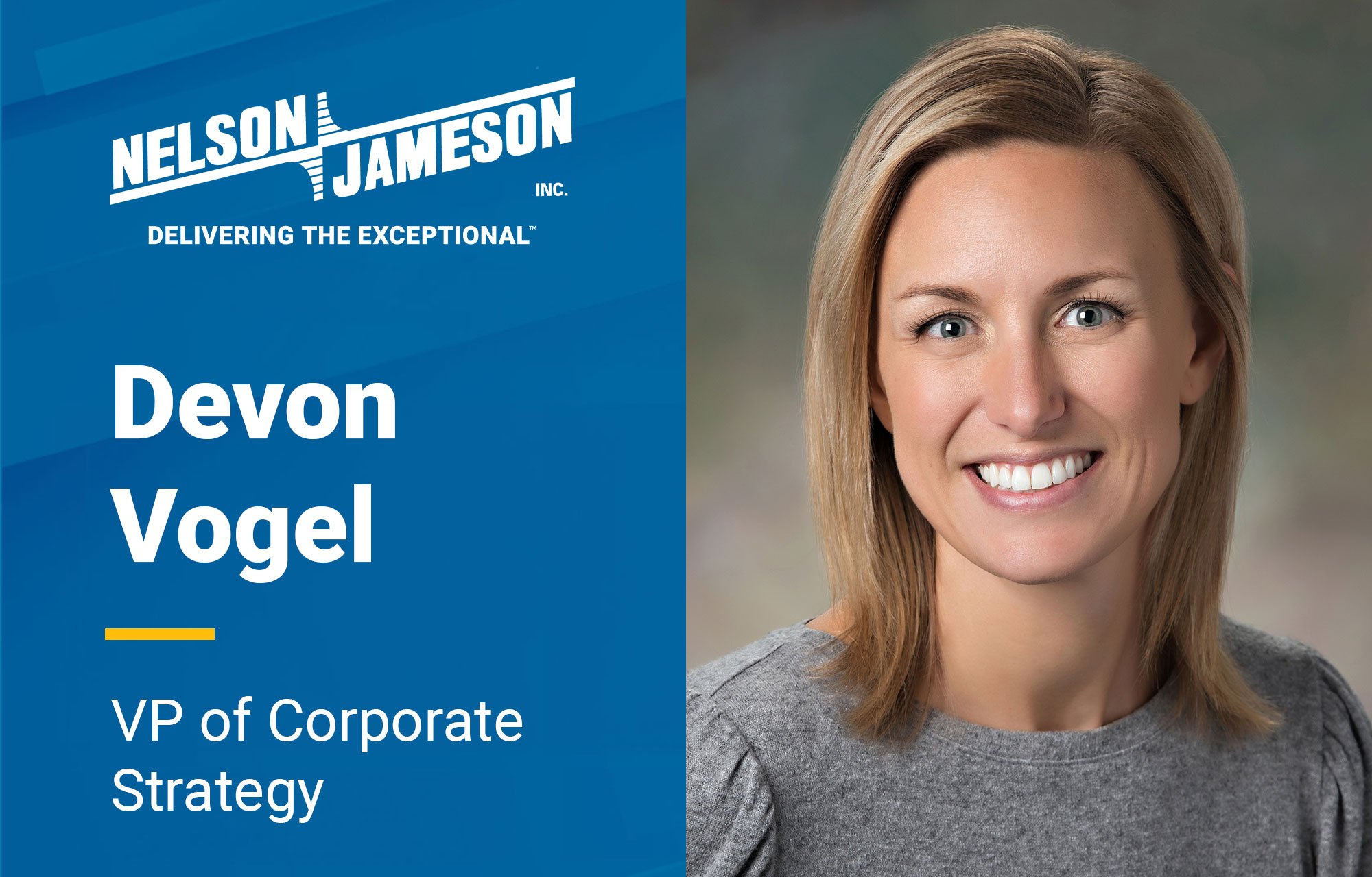 Nelson-Jameson Names Devon Vogel to Corporate Strategy Leadership Role