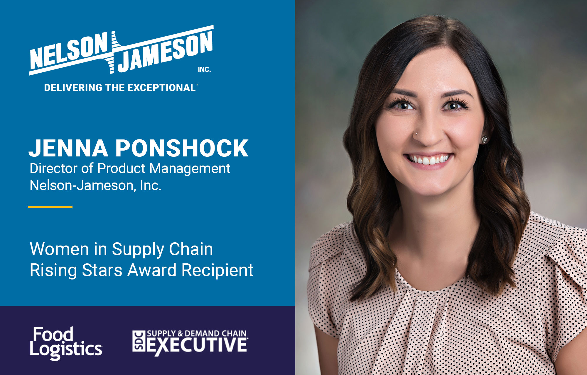 Nelson-Jameson Director Receives Women in Supply Chain Rising Stars Award