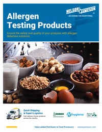 Allergen testing products Nelson-Jameson