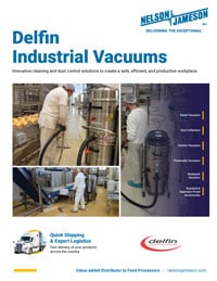 Delfin Industrial Vacuums catalog Nelson-Jameson dust mitigation