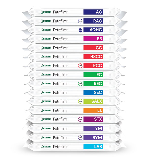 petrifilm plate stack