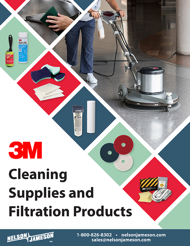 Nelson-Jameson's 3M Cleaning Supplies and Filtration Products Flyer Cover