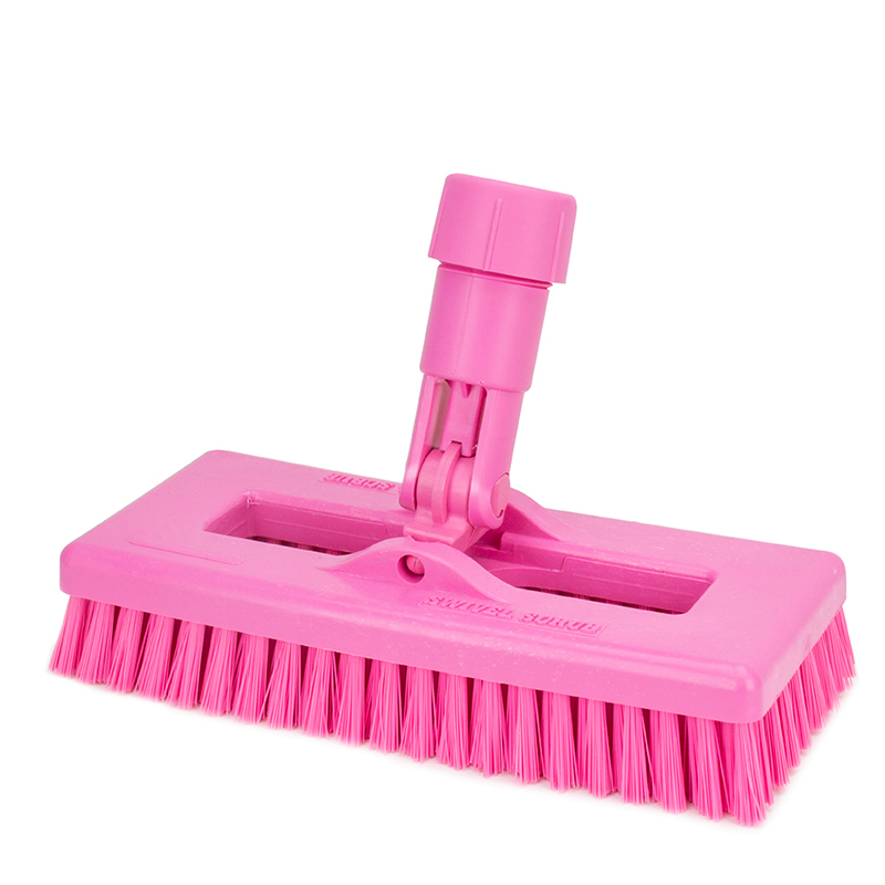 Pink Swivel Scrub Brush