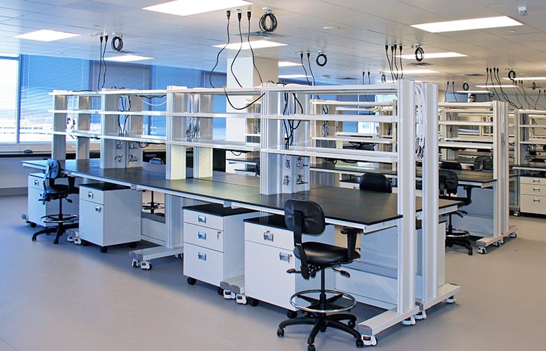 Custom Laboratory Furniture NelsonJameson Learning Center