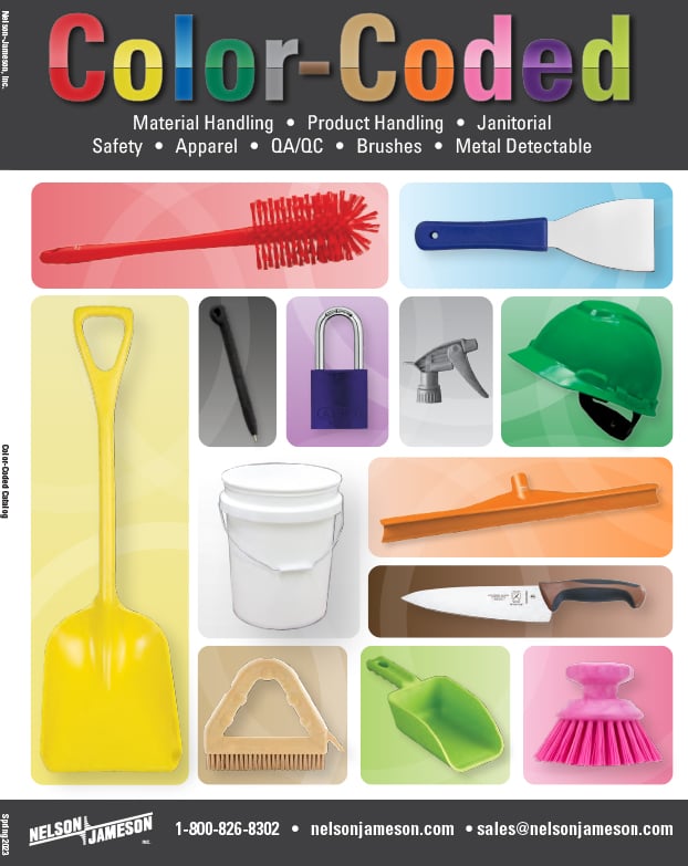 Prevent Cross-Contamination with Color-Coded Cleaning Tools